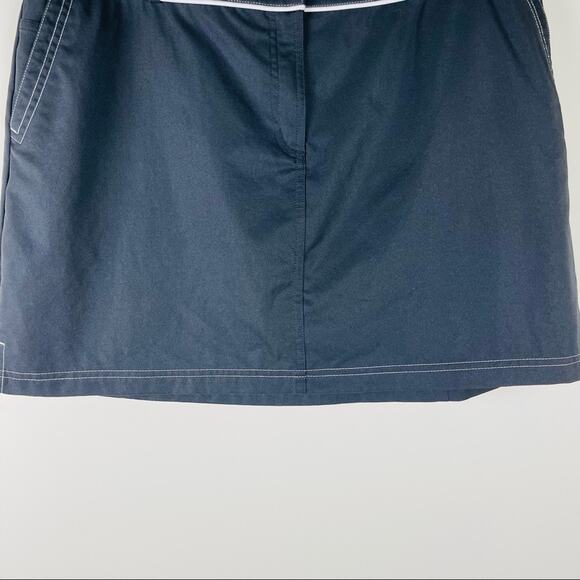 Adidas black white golf athletic yoga walking athlesiure tennis skirt skort 14 - Picture 4 of 9